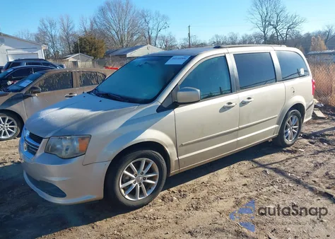 2014 Dodge Grand Caravan Sxt из США, поврежденный, VIN 2C4RDGCG9ER153146